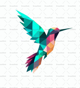 Geometrischer Kolibri